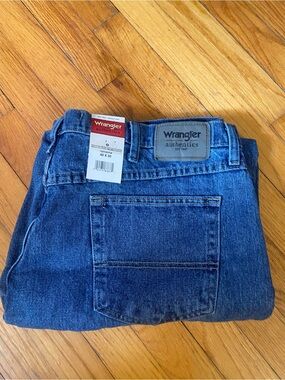 Wrangler Authentics Men's Blue Denim Jeans 40x30 New!
